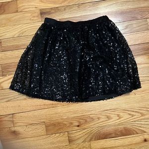 Girls black skirt